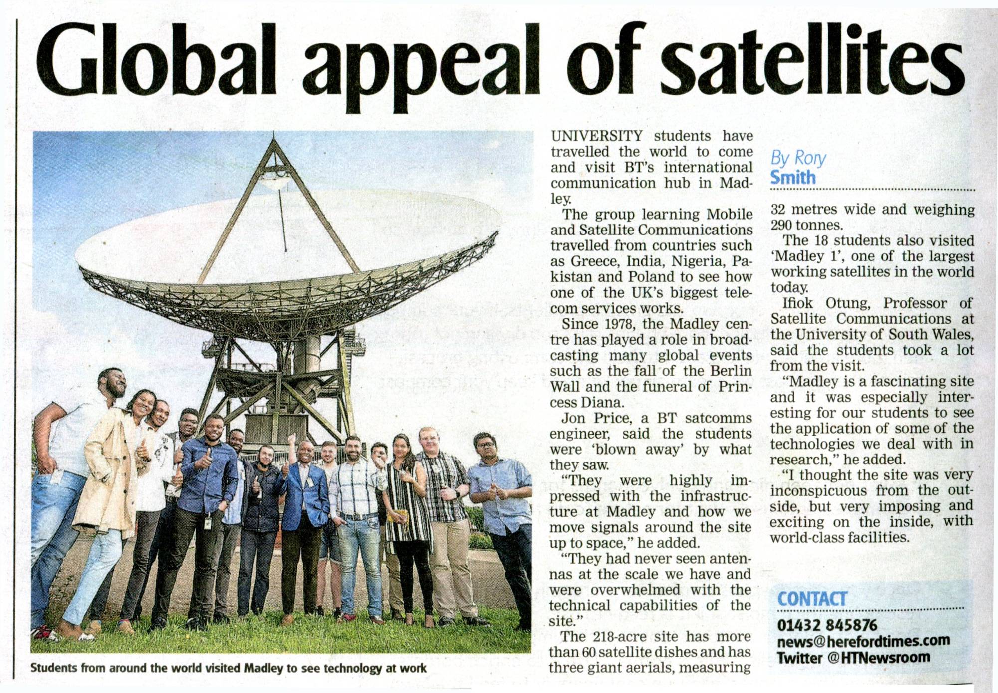 Global appeal of satellites